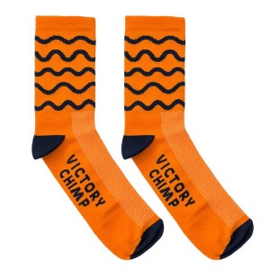 Hill Repeats Socks (Orange) © Victory Chimp