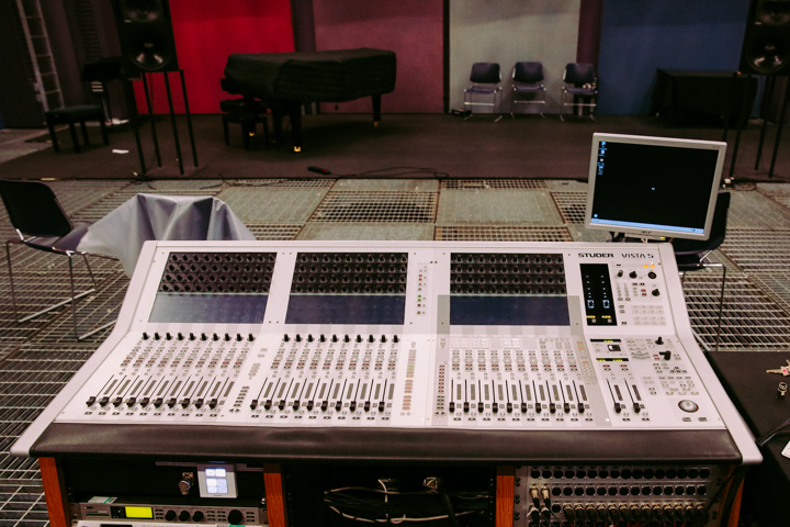 The mixing desk at SARC © Jonathan Brennan
