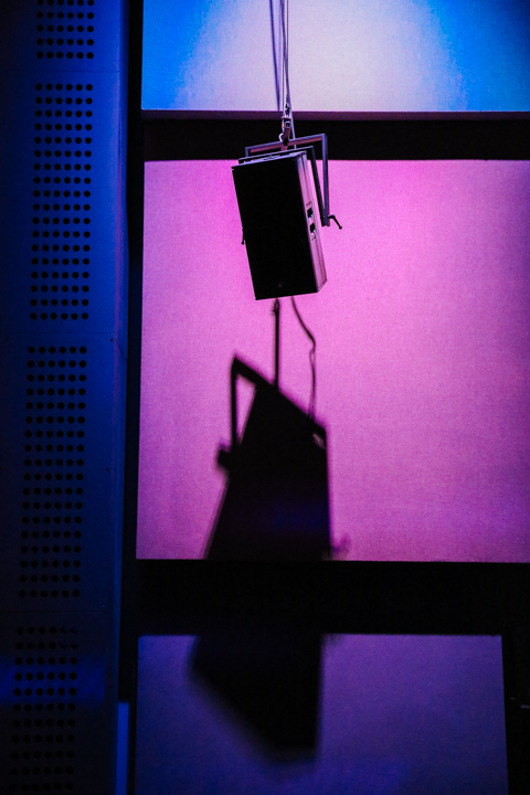 Suspended speaker at SARC © Jonathan Brennan