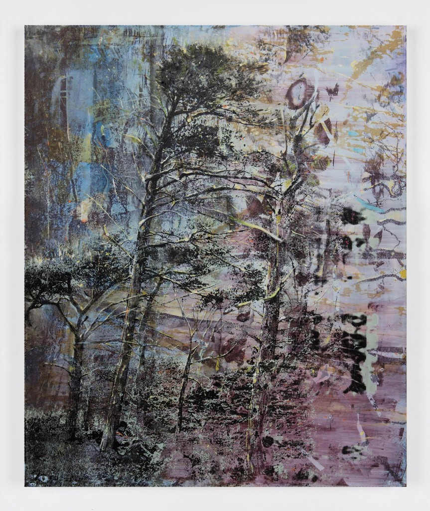 Elizabeth Magill, Still (2), 2017, oil and silkscreen on canvas, 183 x 153 cm / 72 x 60.2 in